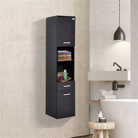 shallow wall mounted bathroom cabinet